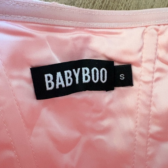 New Blush Pink Strapless Dress - Picture 7 of 10